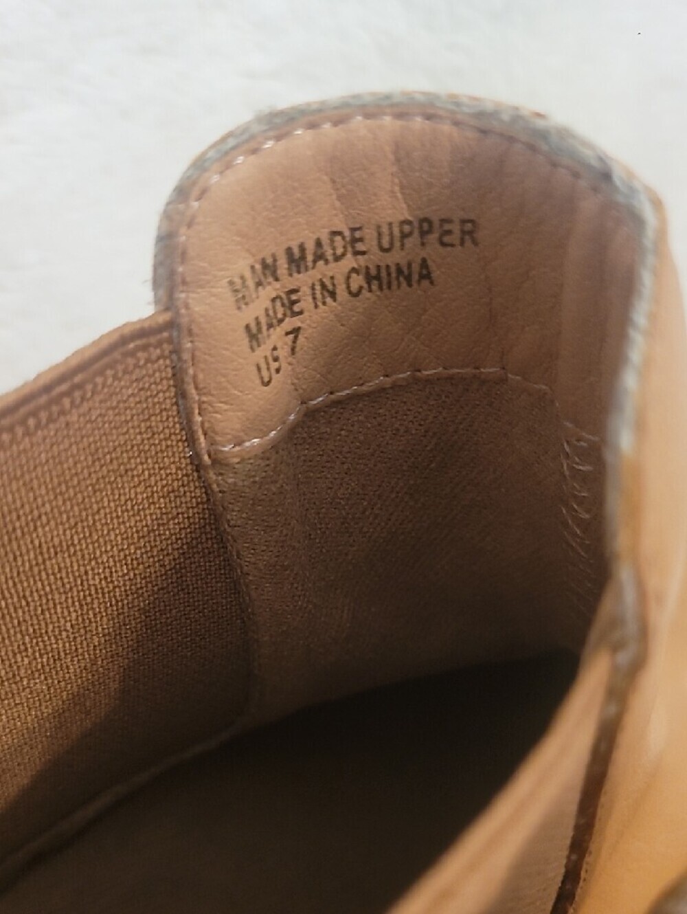 Women's Tan Chelsea Platform Ankle Boots - Picture 3 of 6